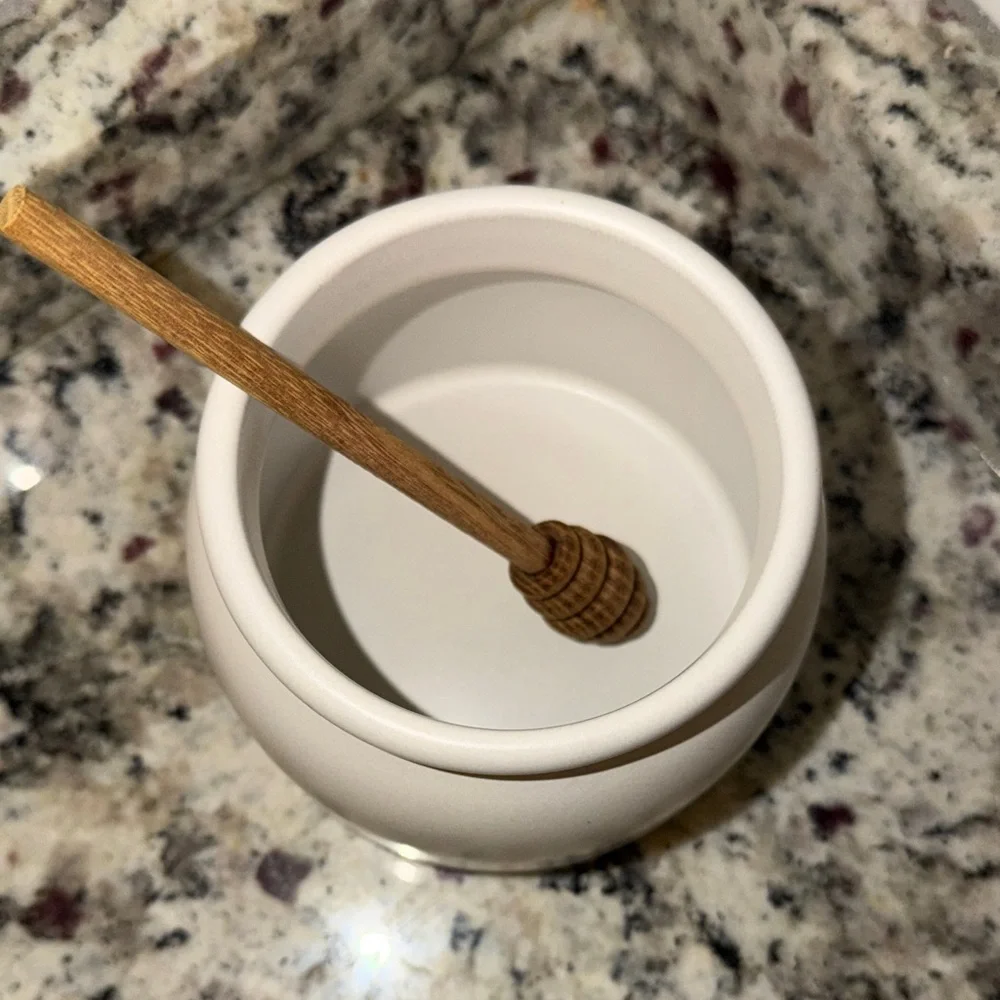 Hearth & Hand with Magnolia Stoneware Honey Pot